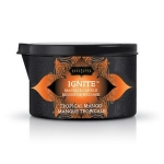 Kama Sutra Ignite Massage Candle Tropical Mango 6oz - Image 2