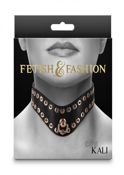 CNVEF-ENS1800-33652664ec98464 Fetish Fashion Kali Collar Blk/gld - Image 1