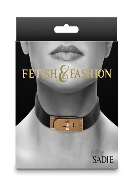 CNVEF-ENS1800-83652664f07fe2e Fetish Fashion Sadie Collar Blk/gld - Image 1