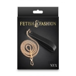 Fetish Fashion Nyx Leash Blk/gld