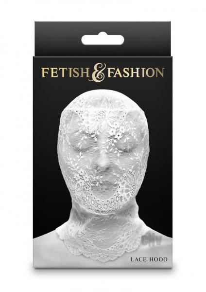 CNVEF-ENS1803-01652664f2379a7 Fetish Fashion Lace Hood Wht - Image 1