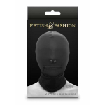 Fetish Fashion Zippered Mouth Hood Blk