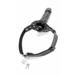 Deluxe Ball Gag With Dildo Black - Image 2