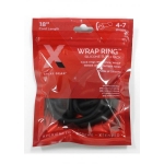 Xplay Silicone Thin Wrap Ring 18 Black