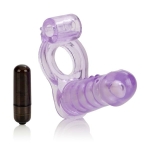 Double Diver Vibrating Enhancer Penetrator Purple - Image 2