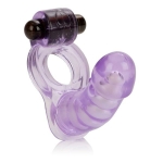 Double Diver Vibrating Enhancer Penetrator Purple - Image 3