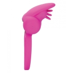 Dual Clit Flicker Enhancer Vibrating Cock Ring Pink - Image 2