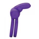 Rockin Rabbit Enhancer Vibrating Cock Ring Purple - Image 2