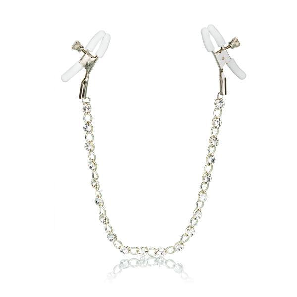 CNVEF-ESE-2617-05-2_21537812134 Nipple Play Crystal Chain Nipple Clamps - Image 1