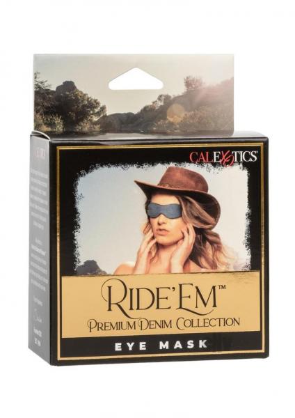 CNVEF-ESE-2708-15-364ccbe5f7ca90 Ride Em Premium Denim Coll Eye Mask - Image 1