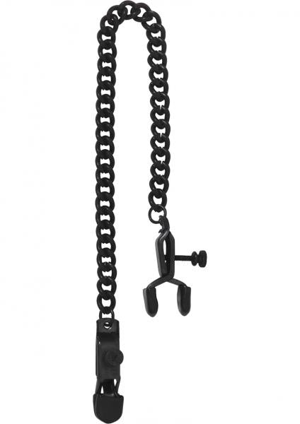 CNVEF-ESPF-07_MANSPF-07_2 Blackline Adjustable Open Wide Nipple Clamps Black - Image 1
