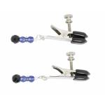 Blue Beaded Clamps With Broad Tip Nipple Clamps Blue - Image 3