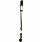 Beaded Clit Clamp With Tweezer Tip - Black