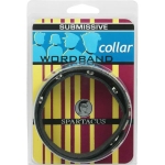 Wordband Collar - Submissive - Black - Image 2