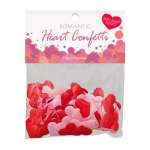 Romantic Heart Confetti Red, Pink