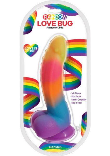 CNVEF-EWT354264c4d53da0d15 Love Bug Dildo Rainbow - Image 1