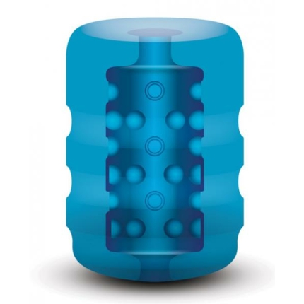 Zolo Backdoor Beaded Texture Pocket Stroker Blue