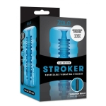 Zolo Backdoor Squeezable Vibrating Stroker Blue - Image 2
