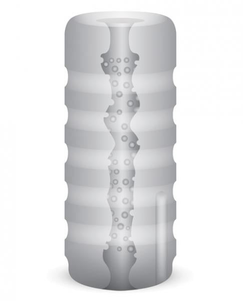 CNVEF-EXGZO6006_21520536644 Zolo Girlfriend Squeezable Vibrating Stroker White - Image 1