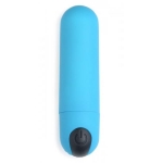 Bang! Vibrating Bullet W/ Remote Control - Blue
