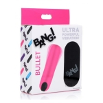 Bang! Vibrating Bullet W/ Remote Control - Pink