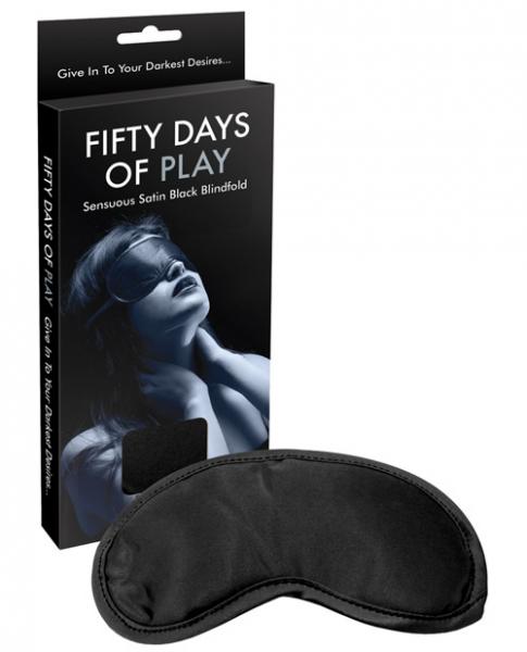 CNVELD-6029-0455698a7a6ba04 Fifty Days Of Play Blindfold Black O/S - Image 1