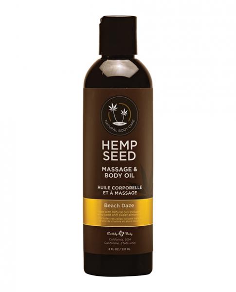 CNVELD-8280-0455f2d26769a21d Earthly Body Massage & Body Oil - 8 Oz Beach Daze - Image 1
