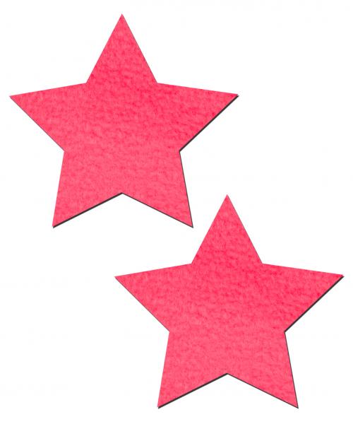 CNVELD-8284-300_2 Pastease Basic Star Black Light Reactive - Neon Pink O/s - Image 1