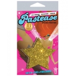 Gold Glitter Rock Star Pasties O/S - Image 2