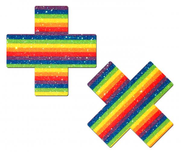 CNVELD-8284-801_21492883065 Pastease Glitter Rainbow Plus Pasties - Image 1
