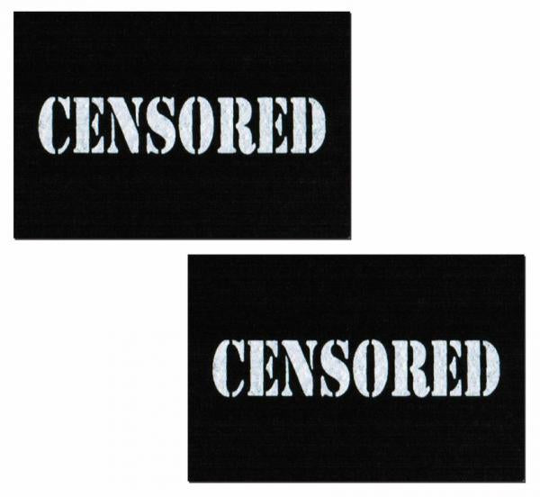 CNVELD-8284-82_2 Censored Bar Black Pasties O/S - Image 1