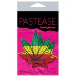 Pastease Marijuana Leaf Rasta Weed Pasties O/S - Image 2