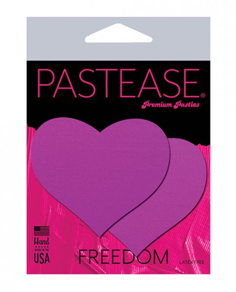 CNVELD-8284-HRTNPR6273a0892547e Pastease Basic Heart Black Light Reactive - Neon Purple O/s - Image 1