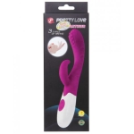 Pretty Love Arthur Waving Silicone Rabbit Vibrator Purple - Image 2