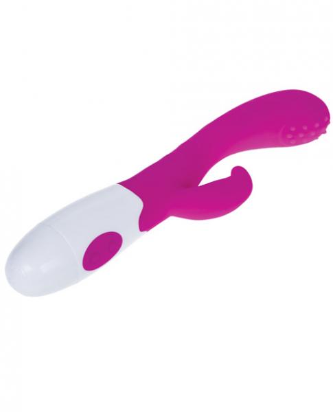 CNVELD-BI-014218_21483195884 Pretty Love Arthur Waving Silicone Rabbit Vibrator Purple - Image 1
