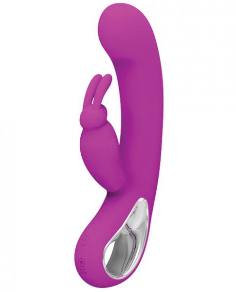 CNVELD-BI-014420_21494859526 Pretty Love Webb Bunny Ears Rabbit Vibrator Fuchsia - Image 1