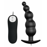 Pretty Love Vibrating Bead Butt Plug Black