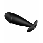 Pretty Love Vibrating Penis Shaped Butt Plug Black - Image 2