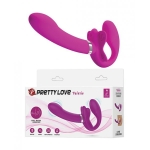 Pretty Love Valerie Strapless Strap On - Fuchsia