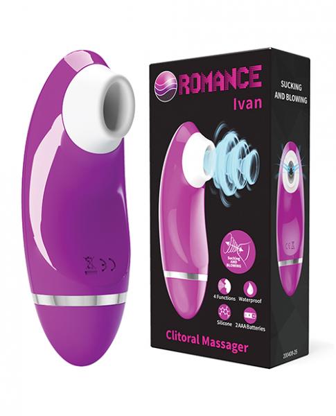 CNVELD-BI-MC32610e59eb4a28a Pretty Love Romance Ivan Sucking Clitoral Massager - Fuchsia - Image 1