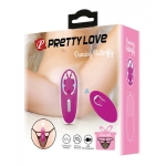 Pretty Love Dancing Butterfly Panty Vibe W/free Panty - Fuchsia
