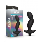 Blush Anal Adventures Platinum Silicone Vibrating Prostate Massager 04 - Black