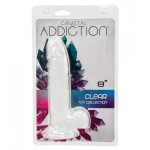 Crystal Addiction Dong 8 inches Clear - Image 3