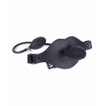 Spartacus Inflatable Dildo Gag With Hand Pump Black O/S