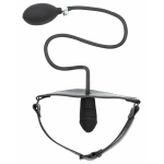 Spartacus Inflatable Dildo Gag With Hand Pump Black O/S - Image 3