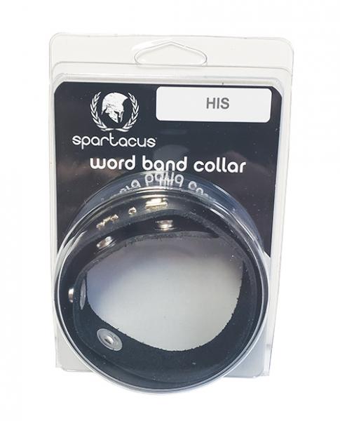 CNVELD-BWB-B2564eb1f2c1f519 Spartacus His Leather Collar - Black - Image 1