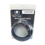 Spartacus Cum Dump Leather Collar - Black