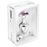 Bling Diogol Anni Butt Plug Magnetic Stone Clear Red - Image 2