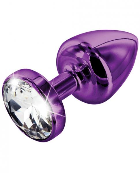 CNVELD-DLARPR355264e0b2ed44 Diogol Anni Round 35mm Purple Butt Plug - Image 1