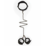 Easy Toys Collar & Wrist Restraint Set Black